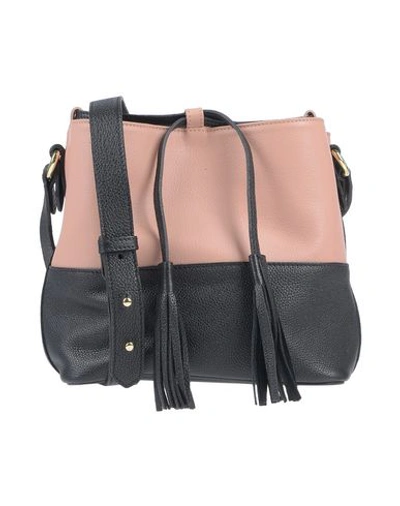 Shop Hibourama Cross-body Bags In Pale Pink