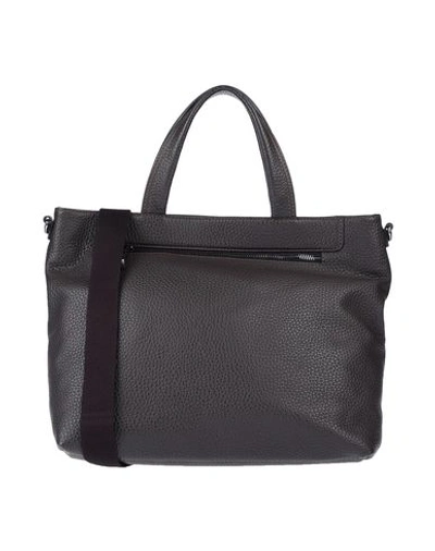 Shop Gianni Chiarini Handbag In Dark Brown