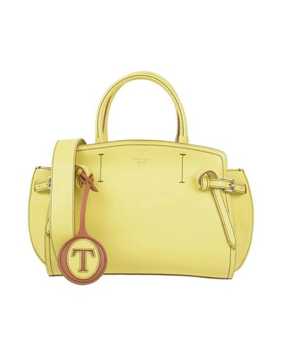 Shop Trussardi Handbags In Yellow
