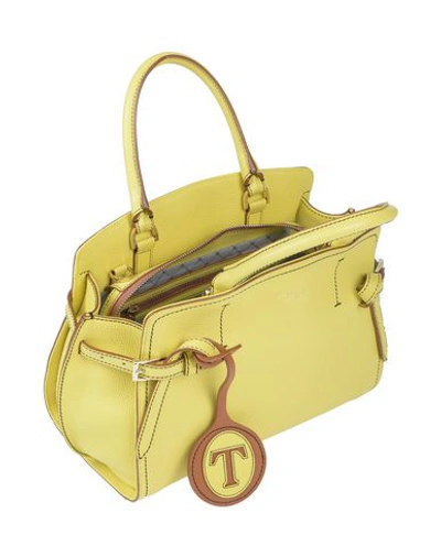 Shop Trussardi Handbags In Yellow