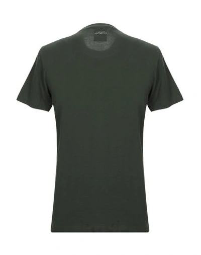 Shop Versace T-shirt In Military Green