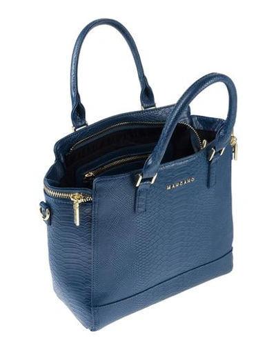 Shop Mangano Handbag In Blue