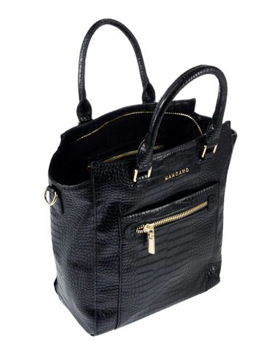 Shop Mangano Handbags In Black