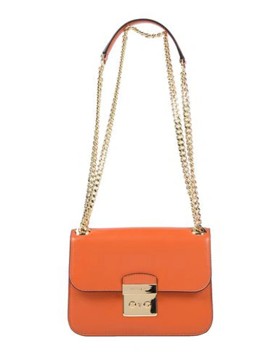 Shop Michael Michael Kors Shoulder Bag In Orange