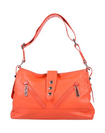 Shop Kenzo Shoulder Bag In Orange