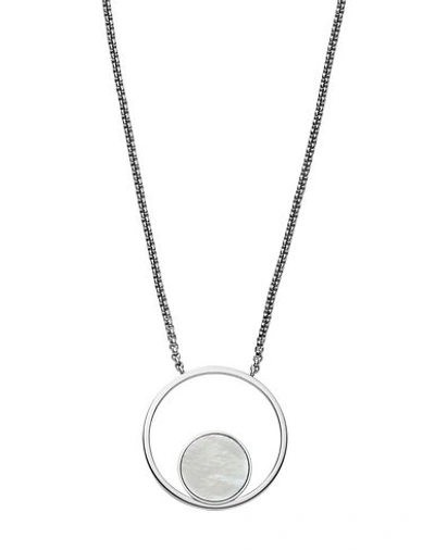 Shop Skagen Necklace In Silver