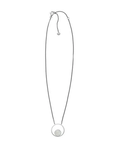 Shop Skagen Necklace In Silver