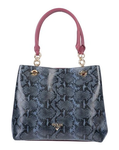 Shop Guess Handbag In Slate Blue