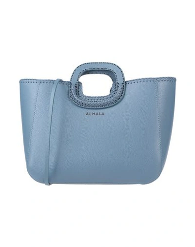 Shop Almala Handbag In Pastel Blue