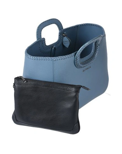 Shop Almala Handbag In Pastel Blue