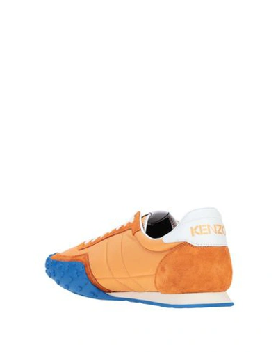 Shop Kenzo Sneakers In Orange
