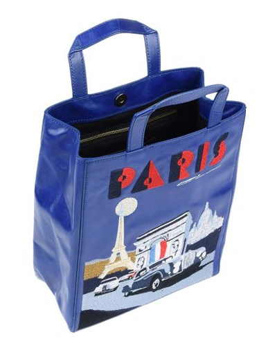 Shop Alessandro Enriquez Handbag In Blue