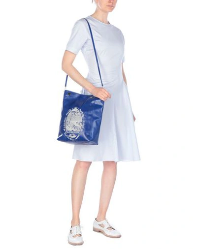 Shop Alessandro Enriquez Cross-body Bags In Blue