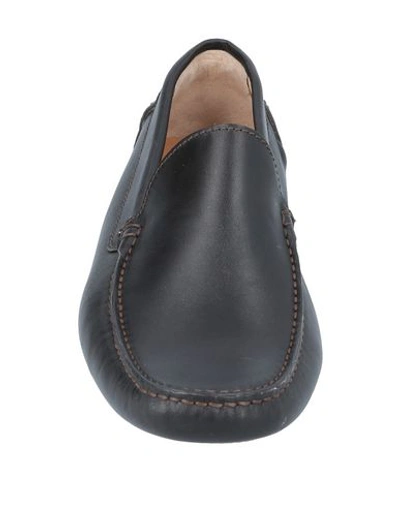 Shop A.testoni Loafers In Dark Brown