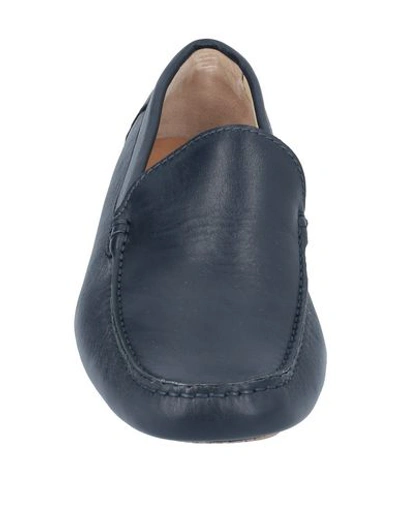 Shop A.testoni Loafers In Dark Blue