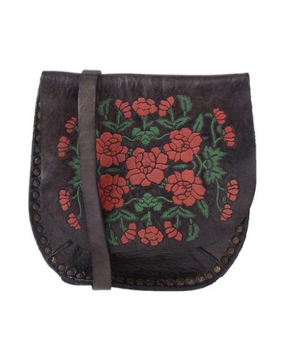 Shop Campomaggi Cross-body Bags In Dark Brown