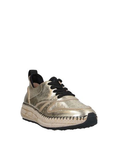 Tod's Sneakers In Gold