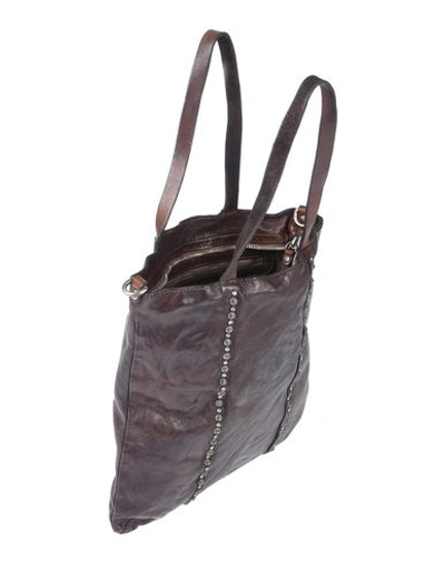 Shop Campomaggi Handbag In Dark Brown