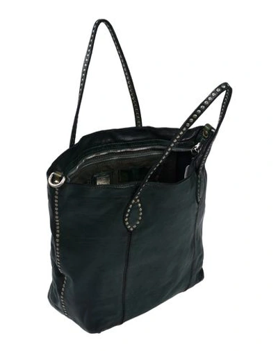 Shop Campomaggi Handbag In Dark Green