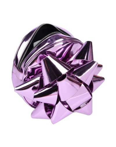 Shop Mm6 Maison Margiela Handbags In Light Purple