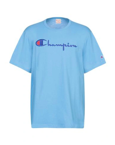 Shop Champion T-shirt In Azure