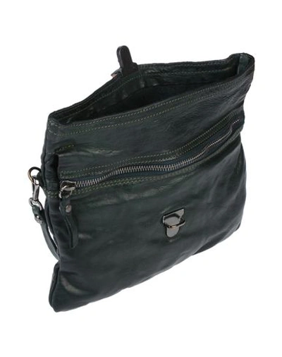 Shop Campomaggi Shoulder Bag In Dark Green