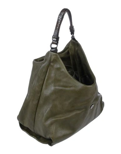 Shop Caterina Lucchi Handbag In Military Green