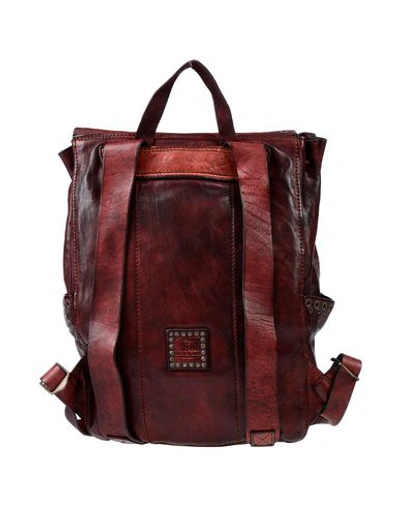 Shop Campomaggi Backpack & Fanny Pack In Maroon