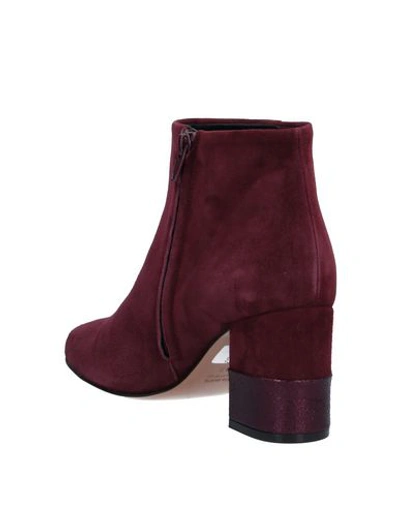 Shop Anna F Ankle Boot In Deep Purple
