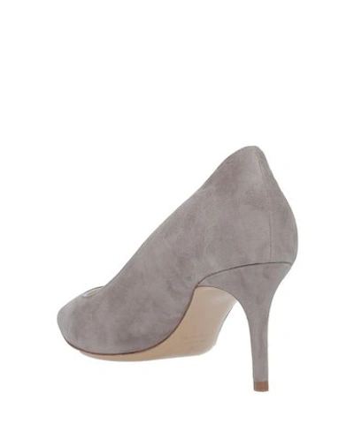 Shop Deimille Woman Pumps Dove Grey Size 7.5 Soft Leather