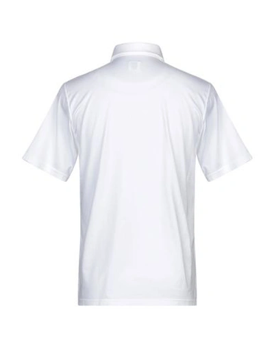 Shop Fedeli Polo Shirt In White