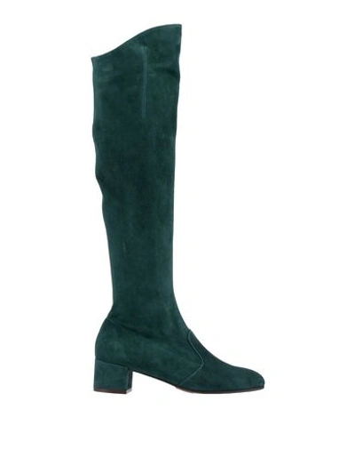 Shop L'autre Chose Boots In Dark Green