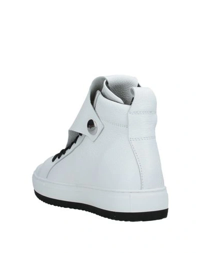 Shop Armani Jeans Sneakers In White