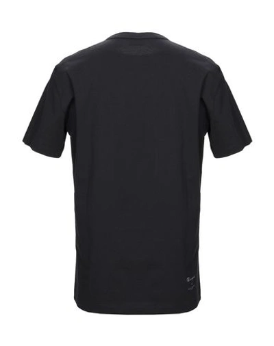 Shop Champion X Paolo Pecora Man T-shirt Black Size S Cotton
