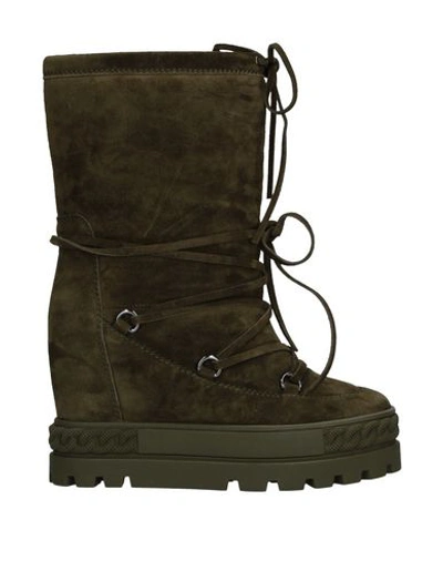 Shop Casadei Ankle Boot In Dark Green