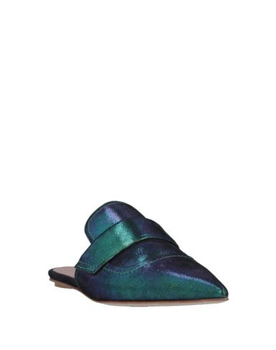 Shop Marni Slippers In Green