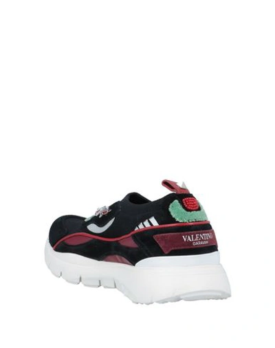 Shop Valentino Sneakers In Black