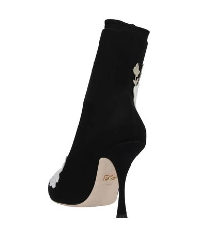 Dolce & Gabbana Ankle Boots In Black