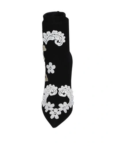 Dolce & Gabbana Ankle Boots In Black