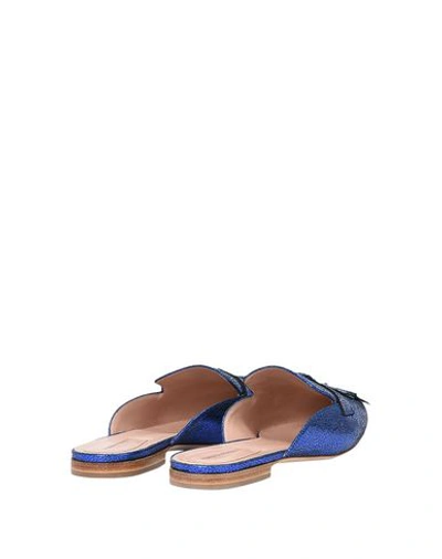 Shop Alberta Ferretti Mules In Blue