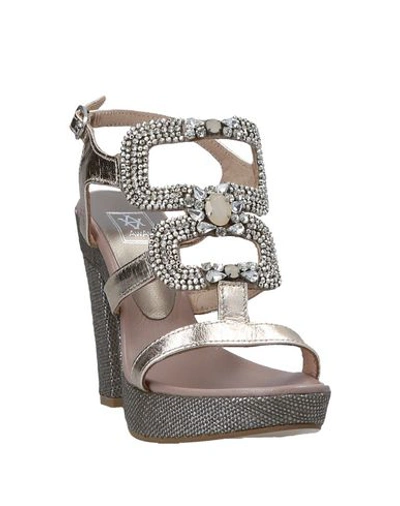 Shop Away Sandals In Platinum