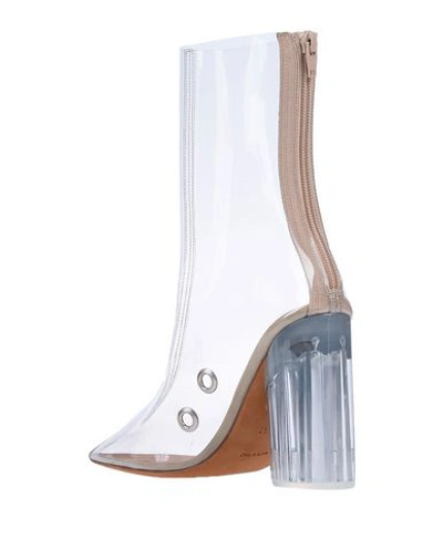 Shop Yeezy Ankle Boots In Transparent