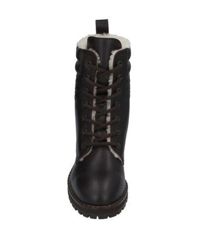 Shop Bottega Veneta Ankle Boot In Dark Brown