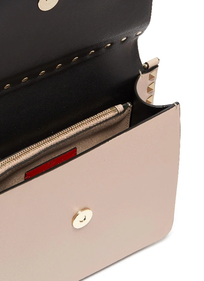 Shop Valentino 'rockstud' Small Leather Shoulder Bag