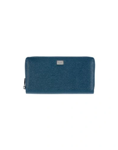 Shop Dolce & Gabbana Wallet In Slate Blue