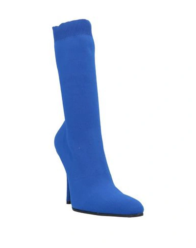 Shop Balenciaga Ankle Boots In Bright Blue
