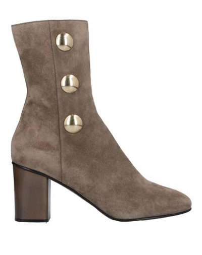 Shop Chloé Ankle Boot In Grey