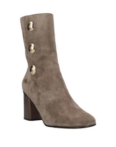 Shop Chloé Ankle Boot In Grey