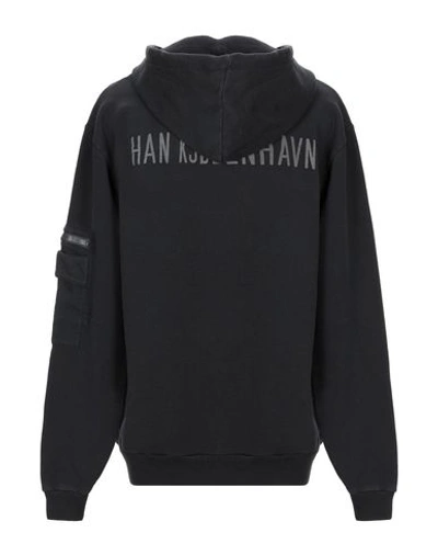 Shop Han Kjobenhavn Hooded Sweatshirt In Black