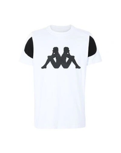 Shop Kappa Kontroll Kontroll Tee Man Man T-shirt White Size Xl Cotton